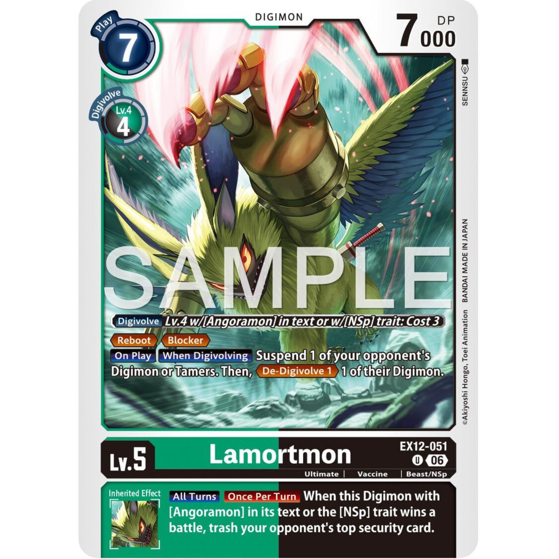 DCG [EX12-051 U] Lamortmon