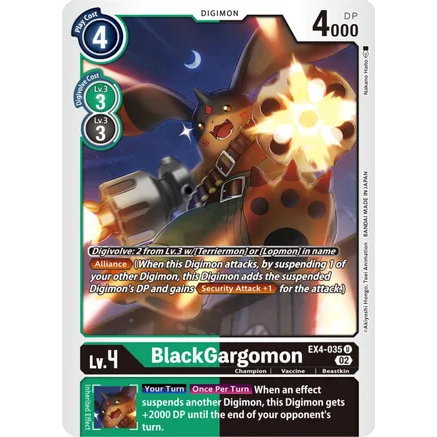 DCG [EX4-035 U] BlackGargomon