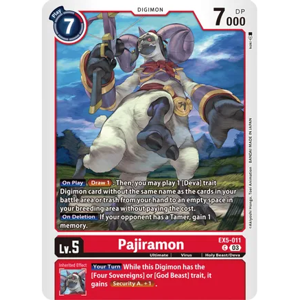DCG [EX5-011 C] Pajiramon