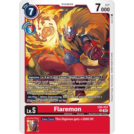 DCG [EX5-012 U] Flaremon
