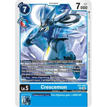 DCG [EX5-020 U] Crescemon
