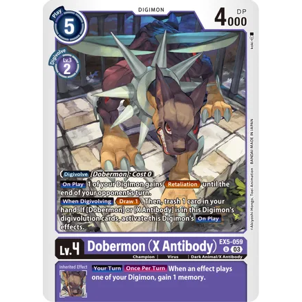 DCG [EX5-059 U] Dobermon (X Antibody)