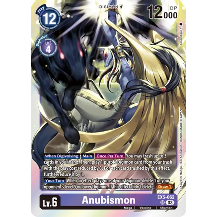 DCG [EX5-062 SR] Anubismon