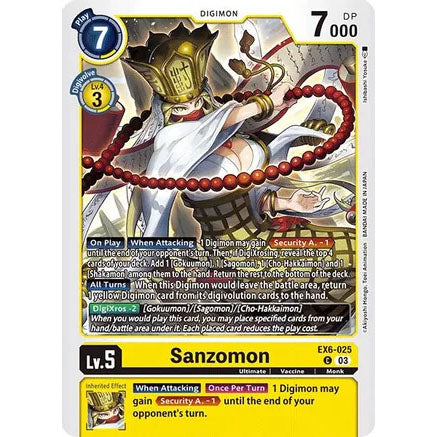 DCG [EX6-025 C] Sanzomon