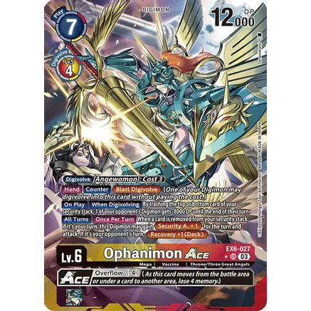 DCG [EX6-027 SR] Ophanimon ACE (Alternate Art)