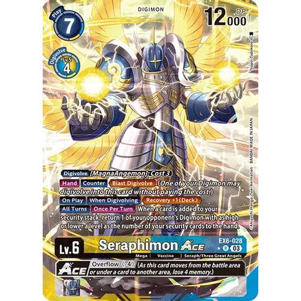 DCG [EX6-028 R] Seraphimon ACE (Alternate Art)