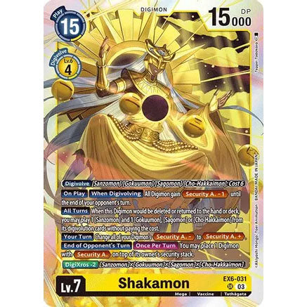 DCG [EX6-031 SR] Shakamon