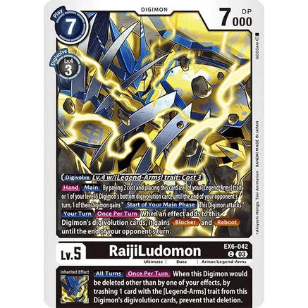 DCG [EX6-042 C] RaijiLudomon
