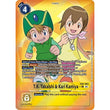 DCG [EX6-063 U] T.K. Takaishi & Kari Kamiya (Box Promotion Pack: Infernal Ascension)