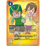 DCG [EX6-063 U] T.K. Takaishi & Kari Kamiya (Box Promotion Pack: Infernal Ascension)