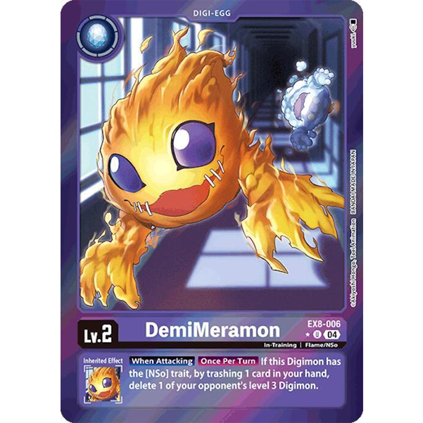 DCG [EX8-006 U] DemiMeramon (Limited Foil)