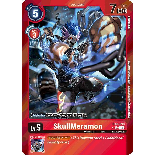 DCG [EX8-013 C] SkullMeramon (Limited Foil)