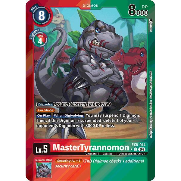 DCG [EX8-014 U] MasterTyrannomon (Limited Foil)