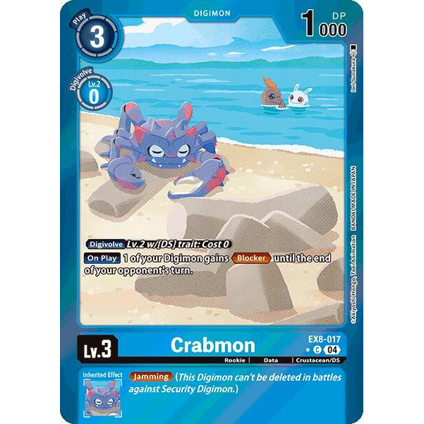 DCG [EX8-017 C] Crabmon (Limited Foil)