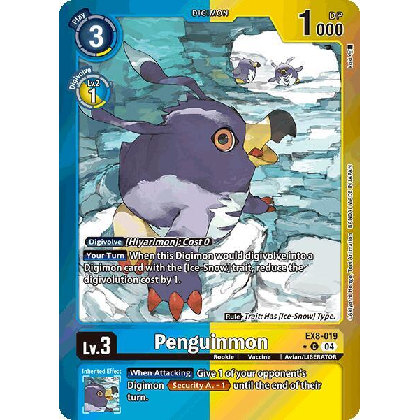 DCG [EX8-019 C] Penguinmon (Limited Foil)