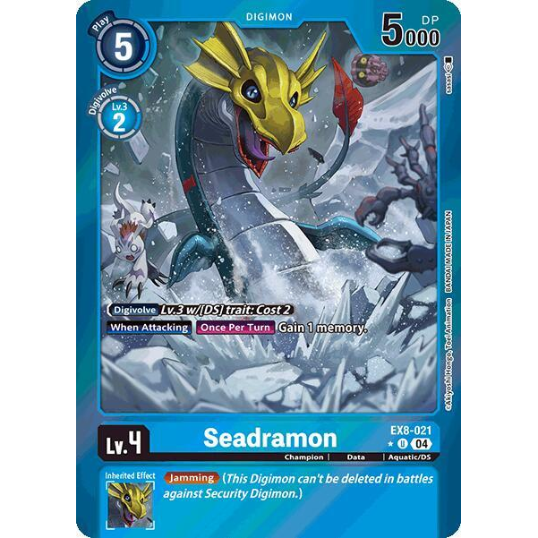 DCG [EX8-021 U] Seadramon (Limited Foil)