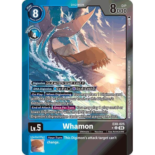 DCG [EX8-025 U] Whamon (Limited Foil)