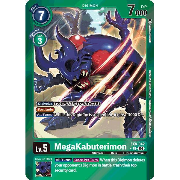 DCG [EX8-042 U] MegaKabuterimon (Limited Foil)