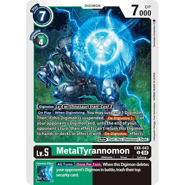 DCG [EX8-043 U] MetalTyrannomon