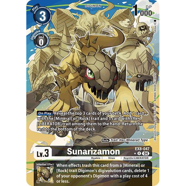 DCG [EX8-047 R] Sunarizamon (Alternate Art)