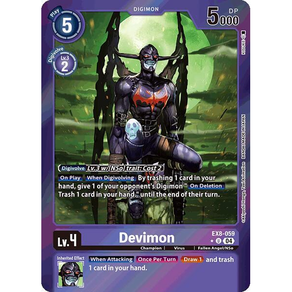 DCG [EX8-059 U] Devimon (Limited Foil)