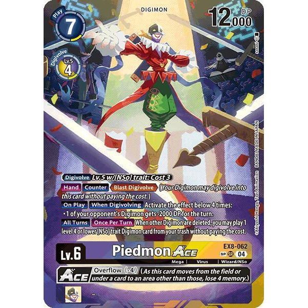 DCG [EX8-062 SR] Piedmon ACE (Textured)