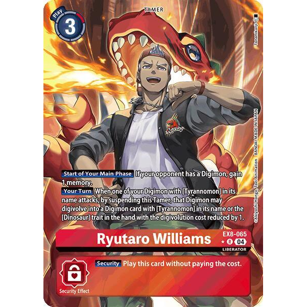 DCG [EX8-065 R] Ryutaro Williams (Alternate Art)