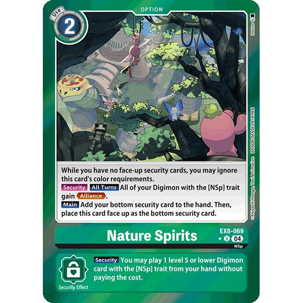 DCG [EX8-069 U] Nature Spirits (Limited Foil)