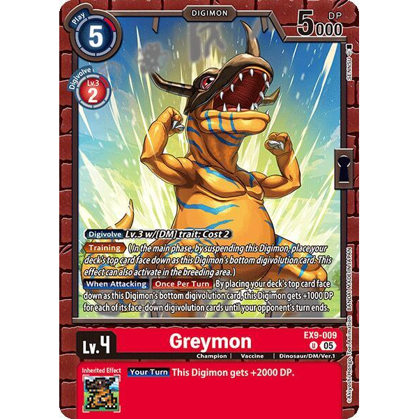 DCG [EX9-009 U] Greymon