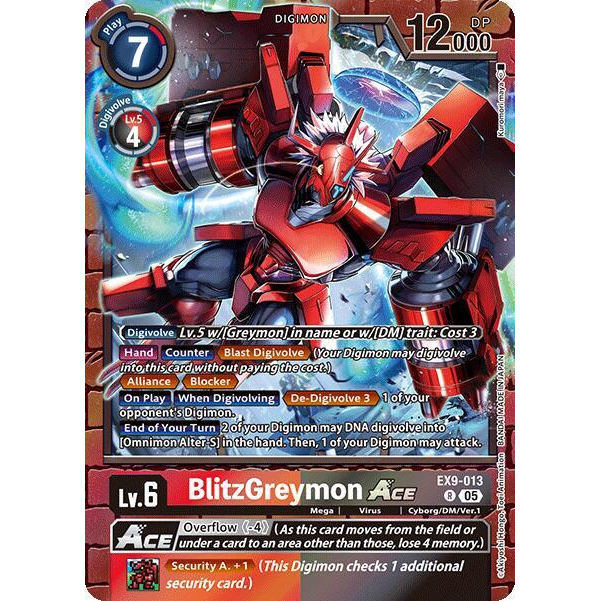 DCG [EX9-013 R] BlitzGreymon ACE