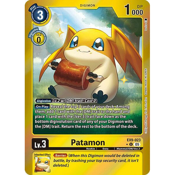 DCG [EX9-023 U] Patamon (Limited Foil)
