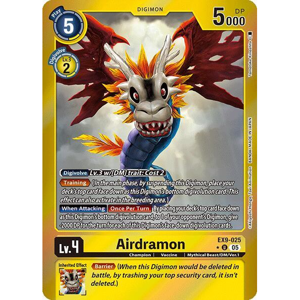 DCG [EX9-025 U] Airdramon (Limited Foil)