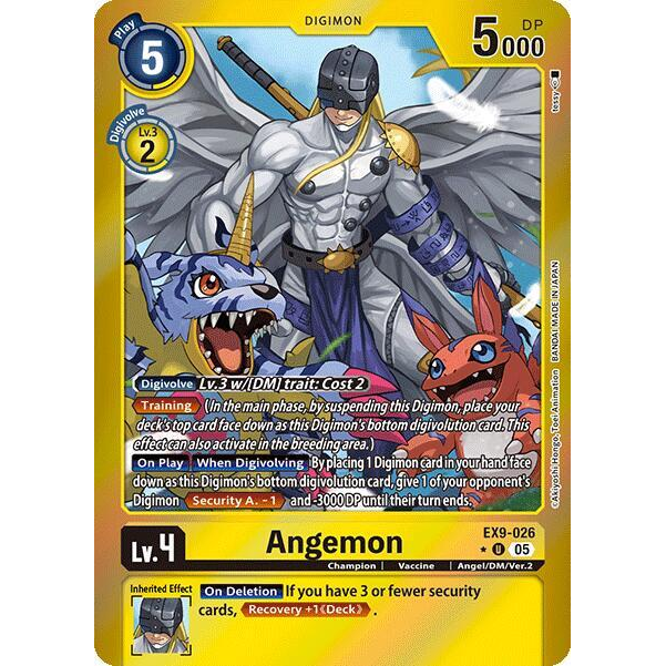 DCG [EX9-026 U] Angemon (Limited Foil)