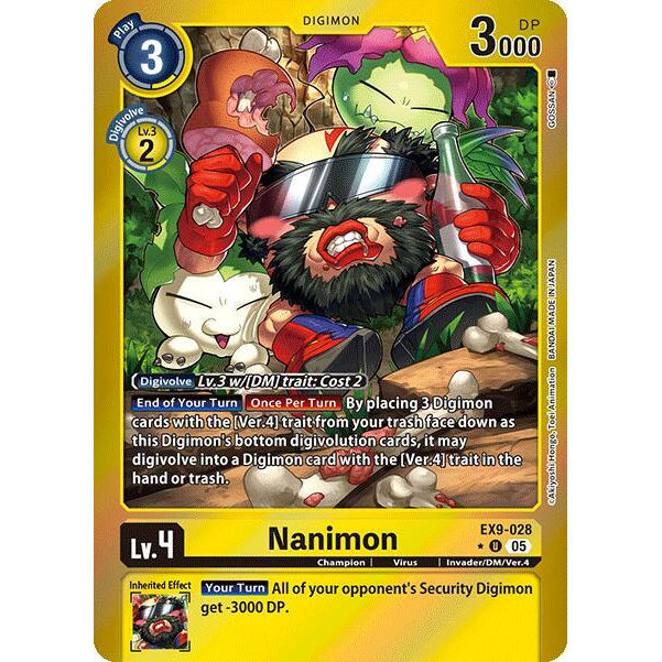 DCG [EX9-028 U] Nanimon (Limited Foil)