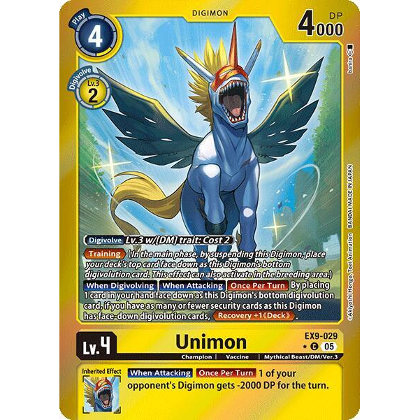 DCG [EX9-029 C] Unimon (Limited Foil)