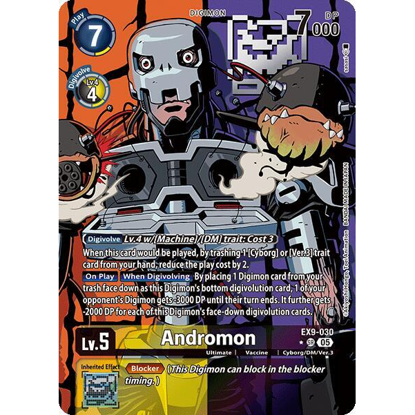 DCG [EX9-030 SR] Andromon (Alternate Art)