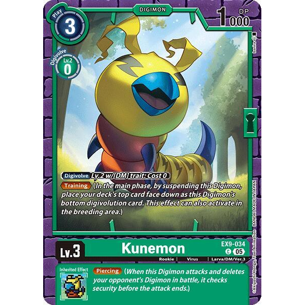 DCG [EX9-034 C] Kunemon