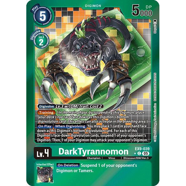 DCG [EX9-039 C] DarkTyrannomon (Limited Foil)