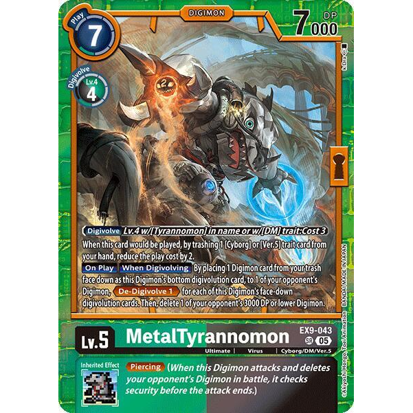 DCG [EX9-043 SR] MetalTyrannomon
