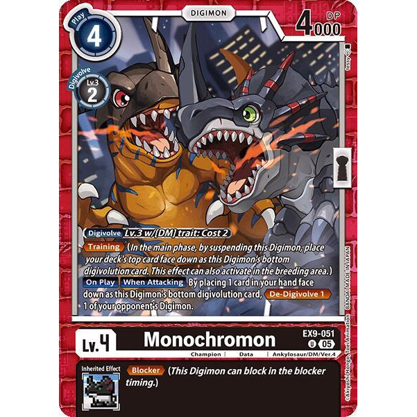 DCG [EX9-051 U] Monochromon