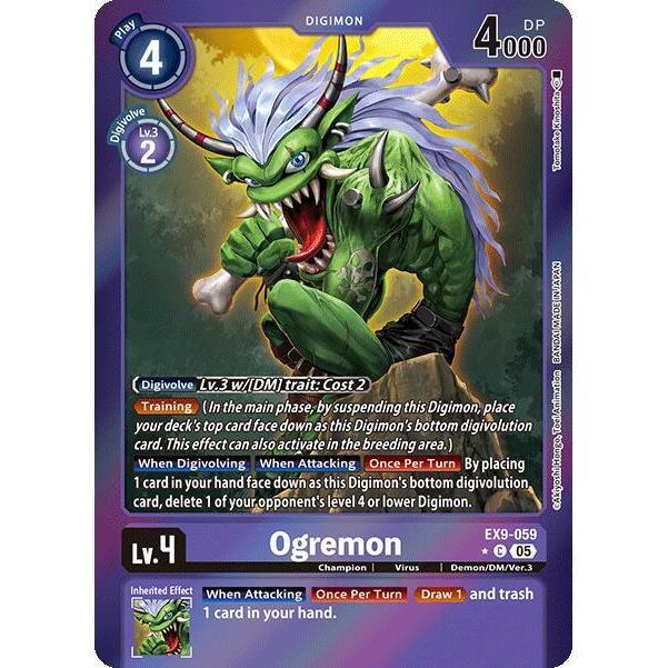 DCG [EX9-059 C] Ogremon (Limited Foil)
