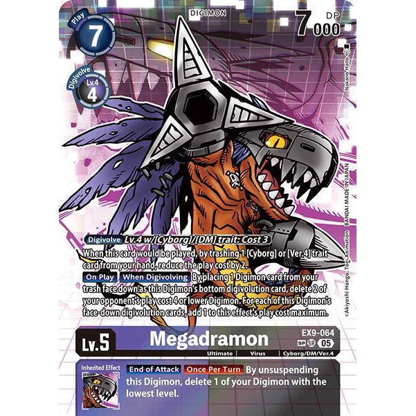DCG [EX9-064 SR] Megadramon (SP)