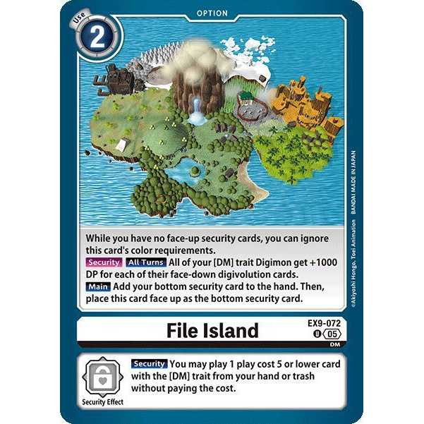 DCG [EX9-072 U] File Island
