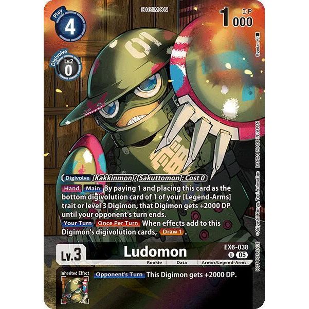 DCG [EX9-EX6-038 U] Ludomon (Versus Monsters Legend Pack 2025)