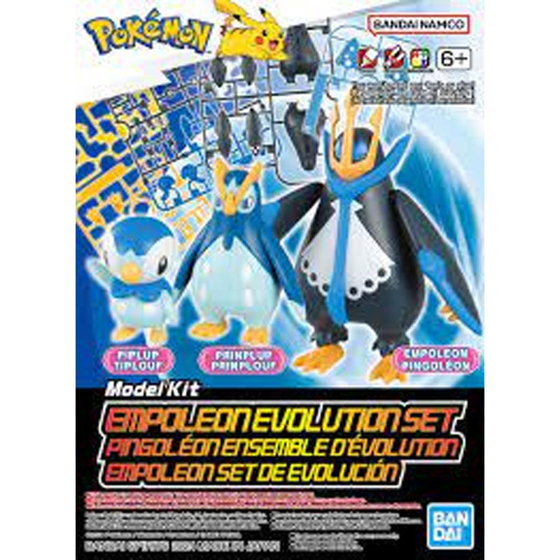 Pokemon Model Kit - Empoleon Evolution Set – Bento Gaming