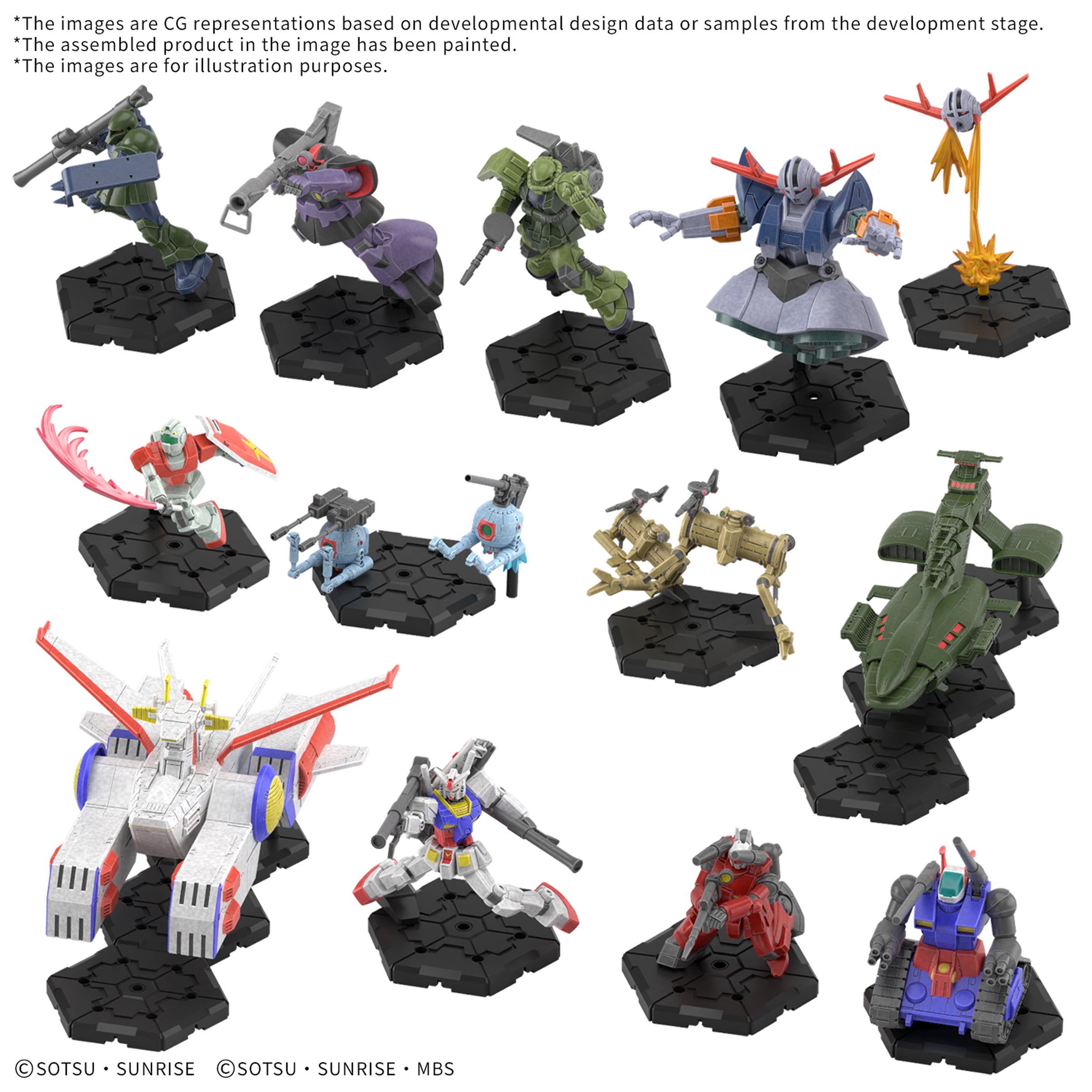 Gundam Assemble DX01 Deluxe Set 01