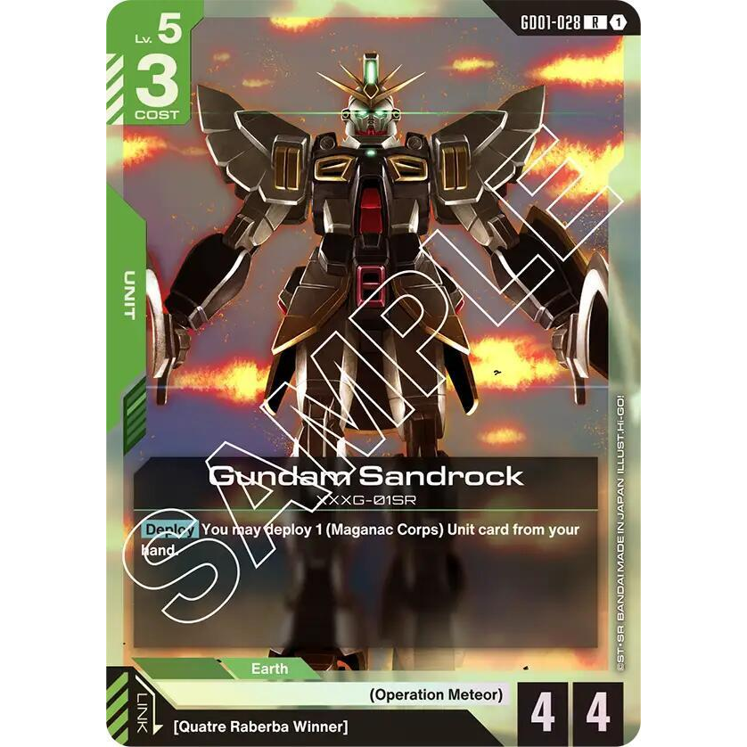 GDCG [GD01-028 R] Gundam Sandrock