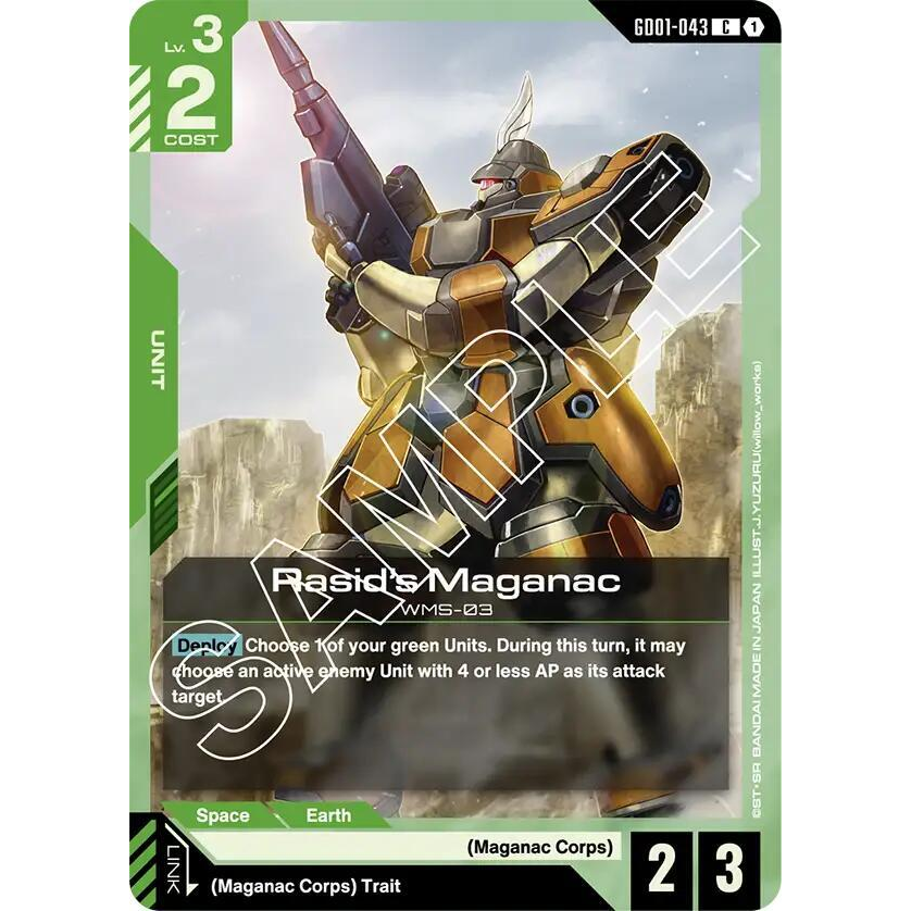 GDCG [GD01-043 C] Rasid's Maganac