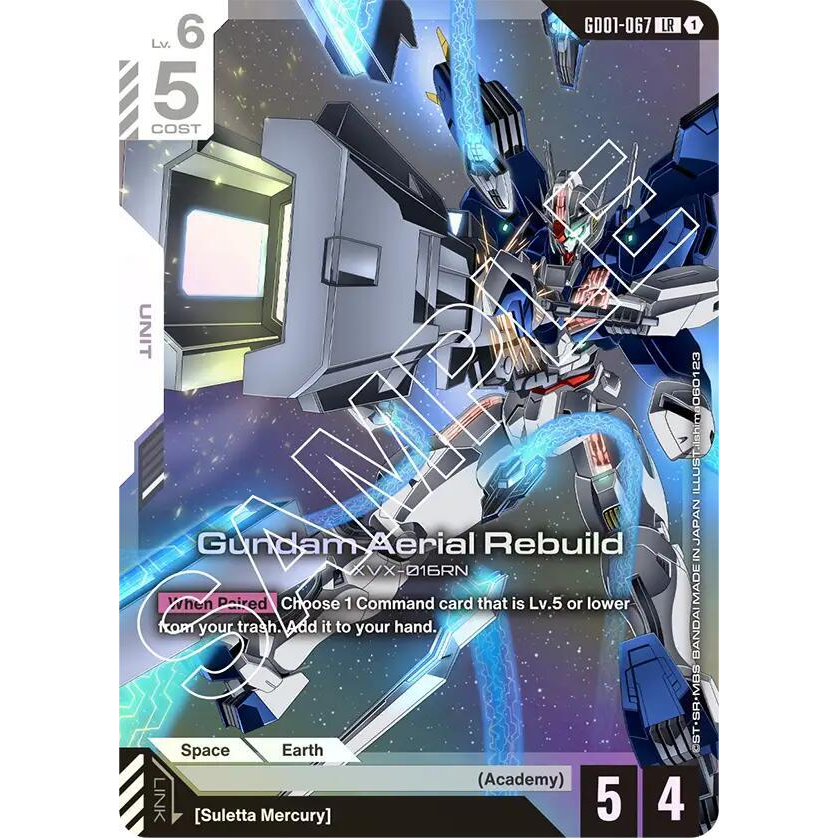 GDCG [GD01-067 LR] Gundam Aerial Rebuild