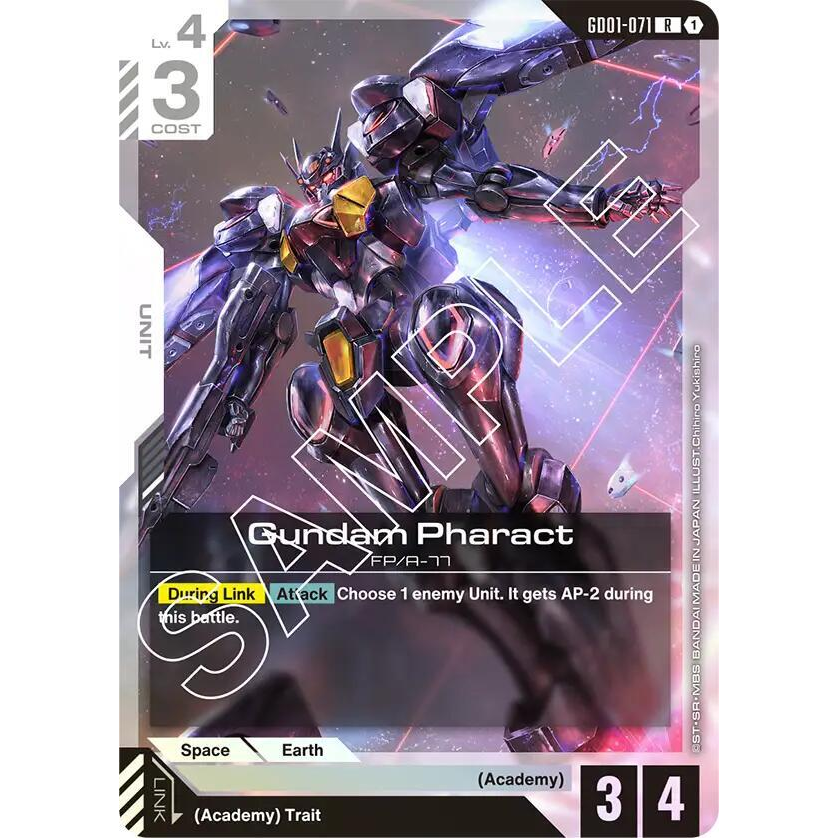 GDCG [GD01-071 R] Gundam Pharact